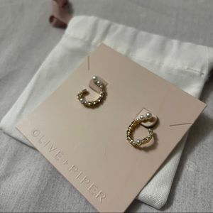 Olive + Piper Francesca Crescent Studs - NEW!